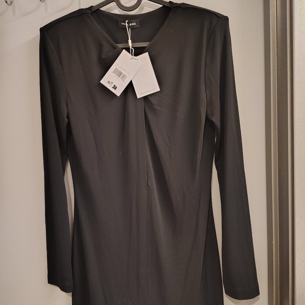 Anine Bing - Amaya Dress - Black - Small - New with tags